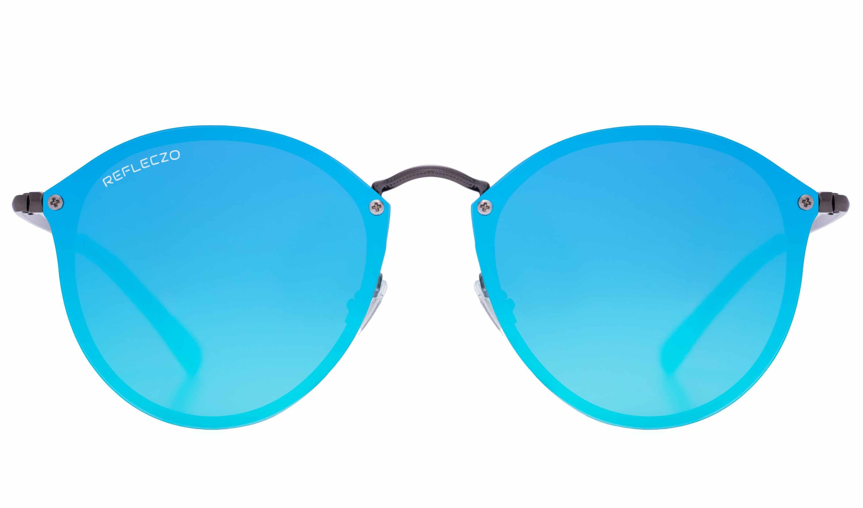 Luster Blue Mirrored